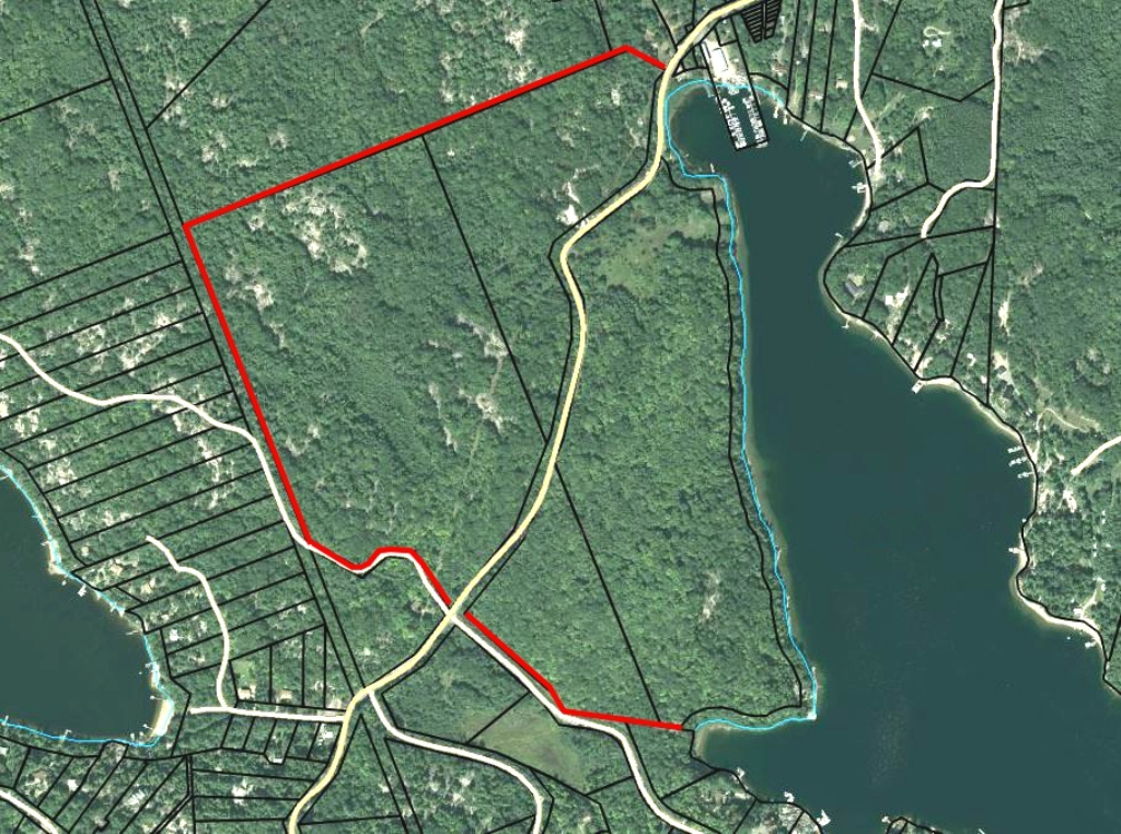 A183 Aerial map Parry Sound and Bay Real Estate